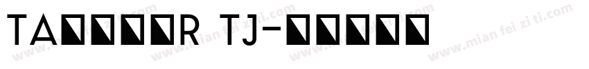 TA優美太筆R TJ字体转换
